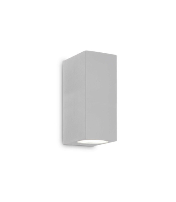 Aplique de exterior Up Metal, Aluminio gris