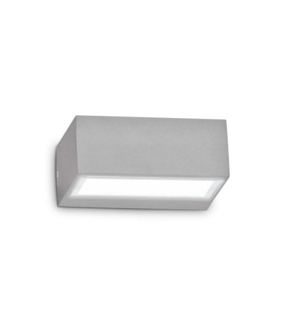 Applique murale extérieur Twin Métal,Aluminium Gris
