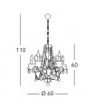 AMARO Chandelier 5 lights - 4