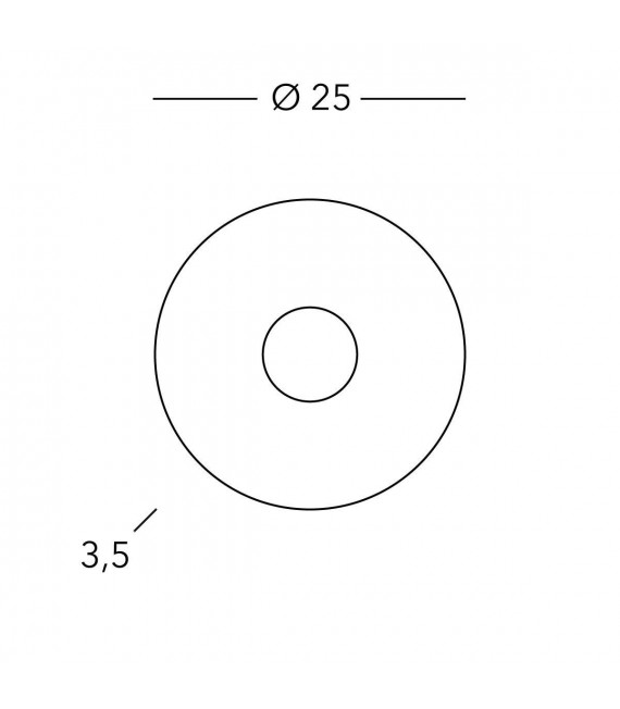 Plafonnier CIRCLE blanc 1 ampoule