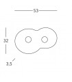 CIRCLE Ceiling Light 2 lights - 4