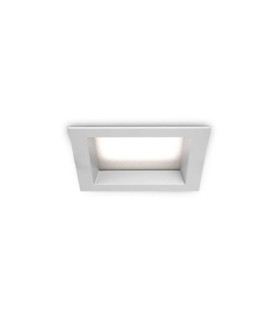 Einbaustrahler Basic Kunststoff, Aluminium mattweiß
