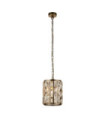 Suspension Bijou Acier doux,verre Laiton Antique