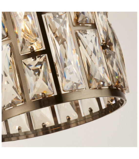 Suspension Bijou Acier doux,verre Laiton Antique