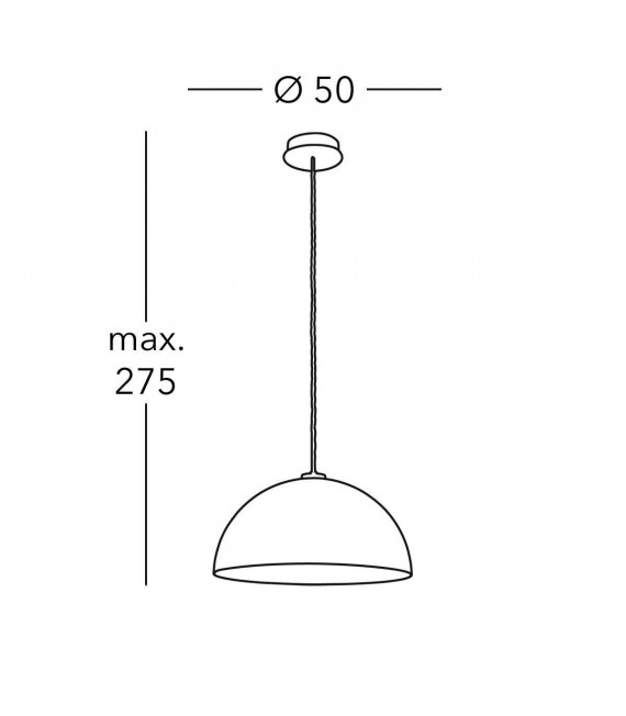 CULT Corten Pendelleuchte 1 Glühlampe