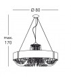 Suspension design GIOIOSA Or 24 Carats 12 ampoules