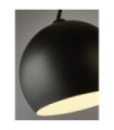 Lampadaire arqué Giant Acier doux,Marbre Noir mat, marbre noir