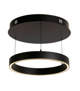 Lámpara colgante LED Layla Acero dulce, aluminio Negro