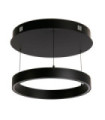 Layla LED pendant light Mild steel, aluminum Black