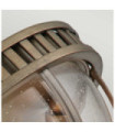 Kichler outdoor ceiling light Aluminum, brass, transparent grained glass Burnished bronze