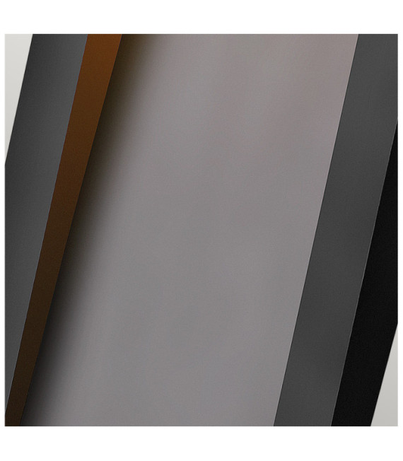 Hinkley Outdoor Wall Light Glass, Weather Resistant Composite Textured Black