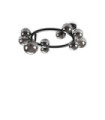 Black Metal Beaded Ceiling Light