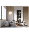 Atom pendant light Mild steel, glass Brass