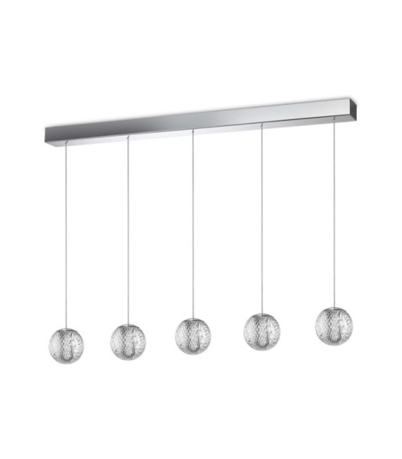 Lámpara colgante de diamantes