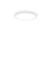 FLY LED ceiling light Metal, plastic, aluminum Matt White
