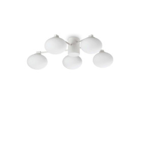 Plafonnier Hermes Métal Blanc