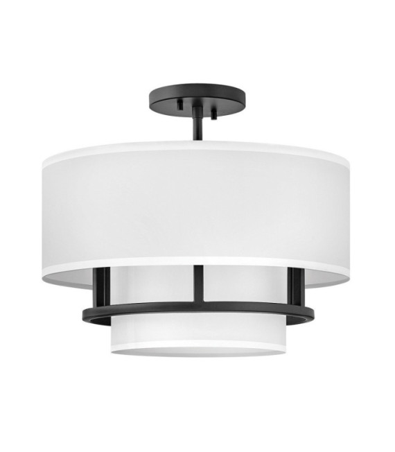Graham Ceiling Light Steel Black