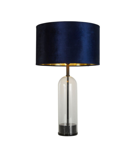 Lámpara de mesa Oxford de mármol azul marino