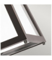 Kichler Outdoor Wall Light Glass, Aluminum Rubbed Bronze