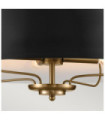 Suspension Luella Acier Noir,Laiton