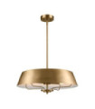 Luella pendant light Steel Brushed natural brass