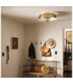 Luella pendant light Steel Brushed natural brass