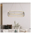 Circolo pendant light Aluminum, mild steel White, black sand