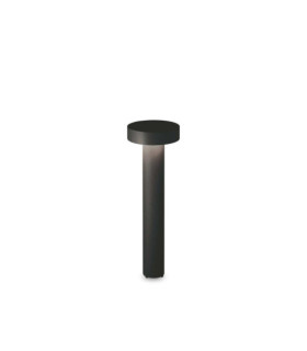 Bolardo de jardín Tesla Metal, Aluminio Negro