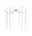 Suspension LUCCIOLA Verre,Métal Laiton