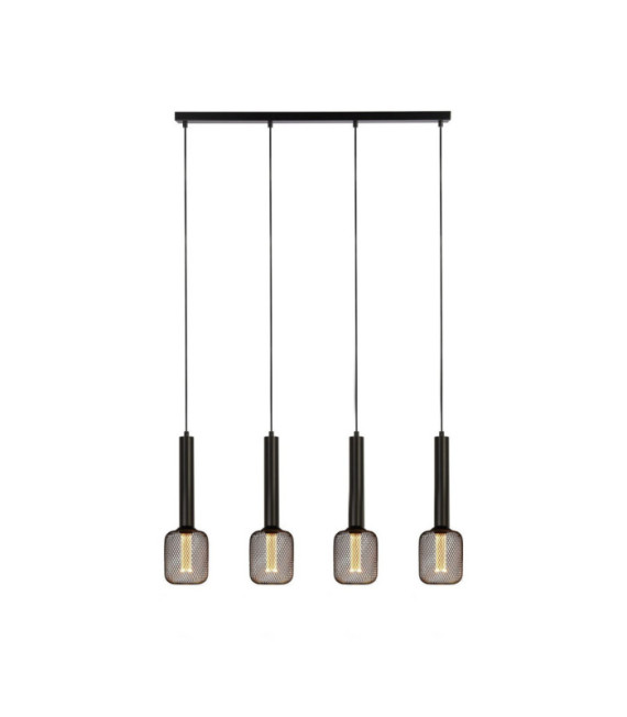 Suspension Dulwich Acier doux Noir mat