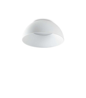 Lampada da soffitto Corolla in metallo bianco