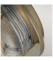 Kichler outdoor ceiling light Aluminum, brass, transparent grained glass Burnished bronze
