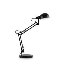 Lampada da tavolo Johnny in metallo nero