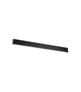 Lampada da parete a LED DELTA Vetro, Metallo Nero