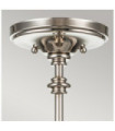 Suspension Pickering Verre transparent à grains,acier Nickel poli