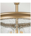 Suspension Pickering Verre transparent à grains,acier Laiton naturel peint