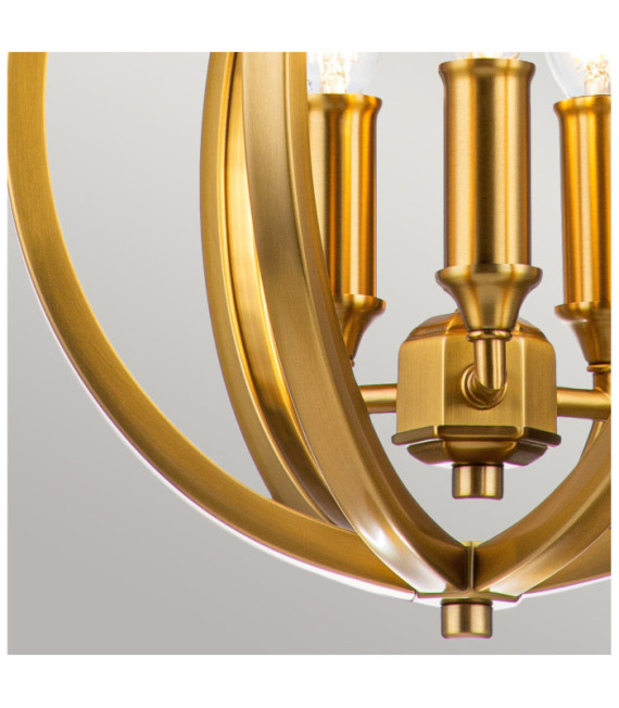 Feiss Suspension Steel Burnished Brass