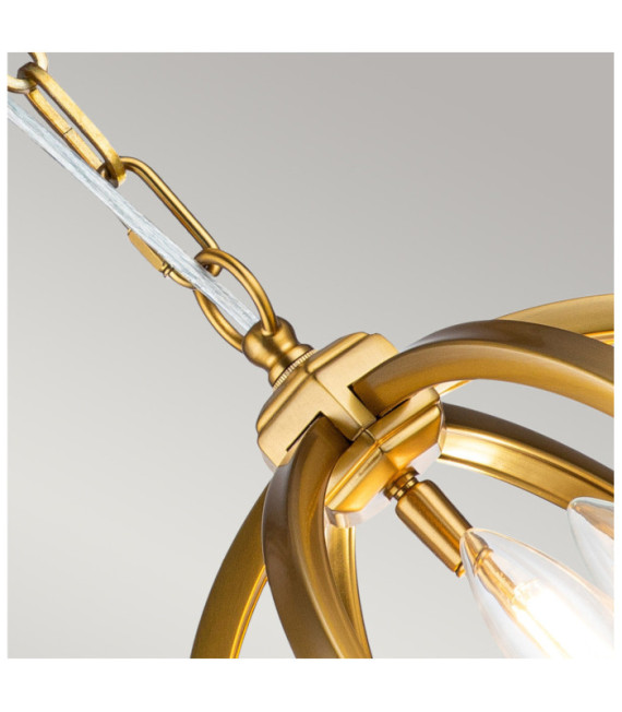 Feiss Suspension Steel Burnished Brass