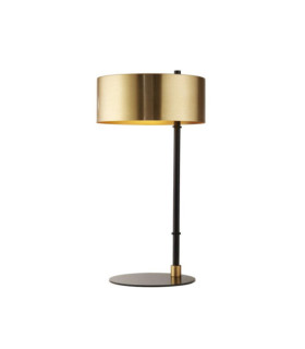 Knox table lamp Mild steel Gold, Black