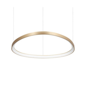 Lampada a sospensione LED Gemini Metallo, plastica Ottone