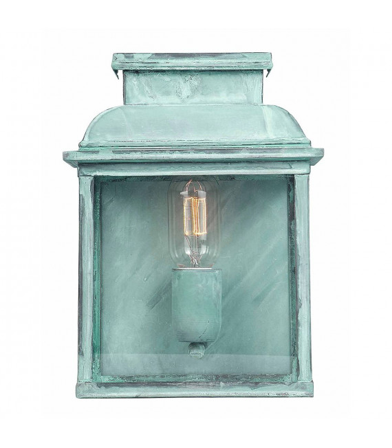 Lampada da parete Old Bailey, bronzo antico
