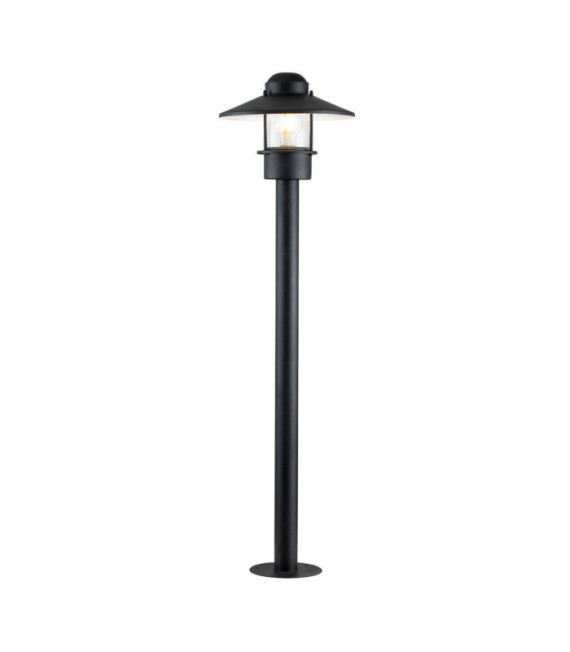 Lampada da terra per esterni Klampenborg Vetro trasparente, acciaio inossidabile 304 Nero