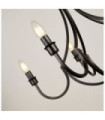 Suspension Lodge Acier doux Noir