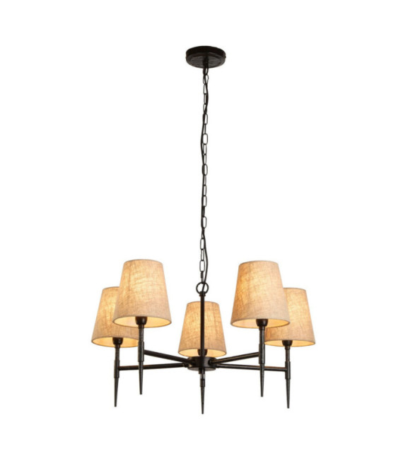 Suspension Gothic Acier doux,tissu Noir