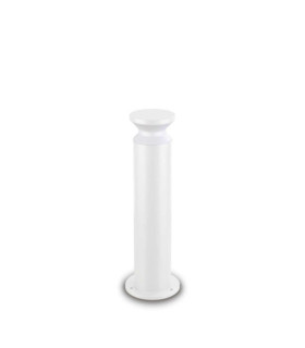 Torre garden bollard Metal, White Aluminum