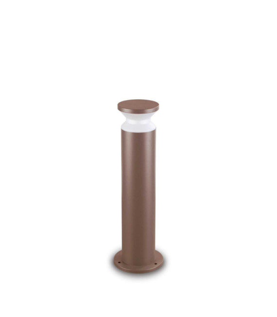 Bolardo de jardín Torre Metal, Aluminio Café