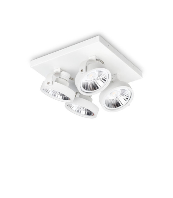 KONIG Multiple spotlight Metal, White plastic