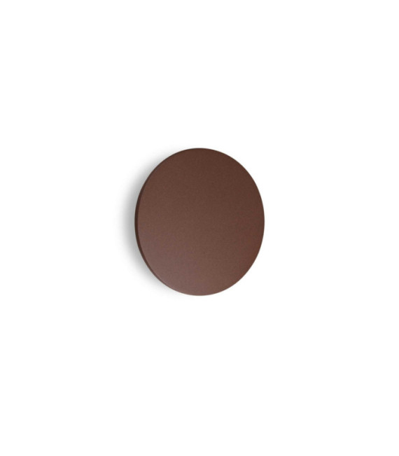 Lampada da parete per esterno Punto Metal Caffè Marrone
