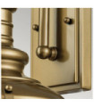 Applique murale extérieur Redding Verre,Aluminium Bronze vieilli peint