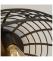 Plafonnier Vision Acier doux Noir mat